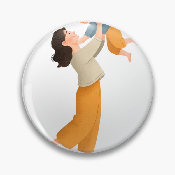 Item preview, Mother and Child Bond Illustration Mother's Day designed and sold by BigStar-Cart.