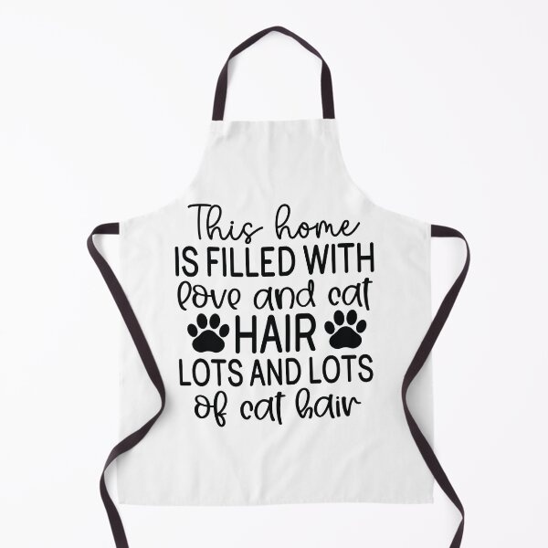 Item preview, Love And Cat Hair Christmas Quote - Funny Festive Feline Home Gift designed and sold by FuzionRaptor.