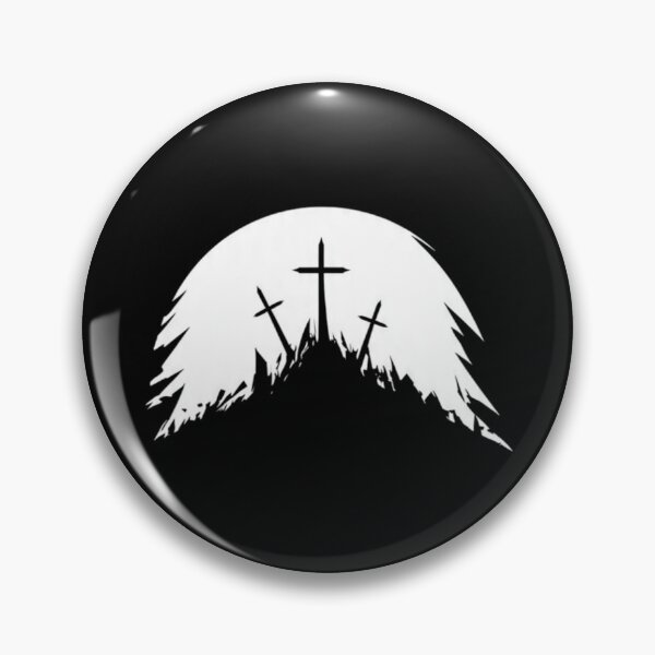 Item preview, Three Crosses at Golgotha – Minimalist Christian Crucifixion Design designed and sold by Vreeke Outfitters.