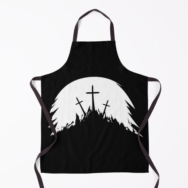 Item preview, Three Crosses at Golgotha – Minimalist Christian Crucifixion Design designed and sold by Vreeke Outfitters.