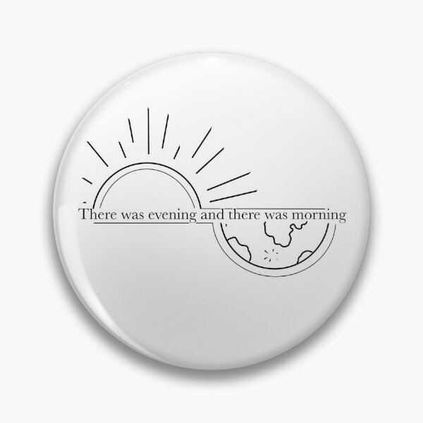 Item preview, There was Evening and Morning – Genesis 1 Bible Verse, Minimalist Days designed and sold by The Prose Atelier.