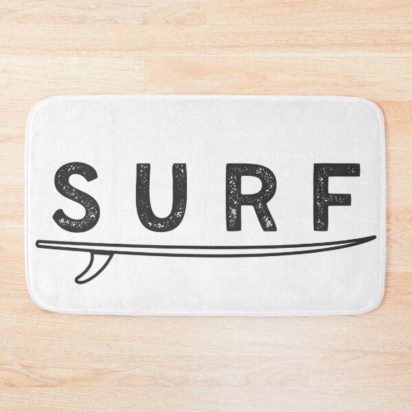 Item preview, Dark Gray Vintage Surfboard Surf Text Minimal Design designed and sold by tarzbol.