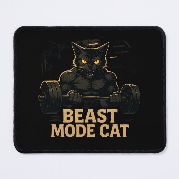 Item preview, Beast Mode Cat Gym, Intense Workout Animal designed and sold by AYACHI90.