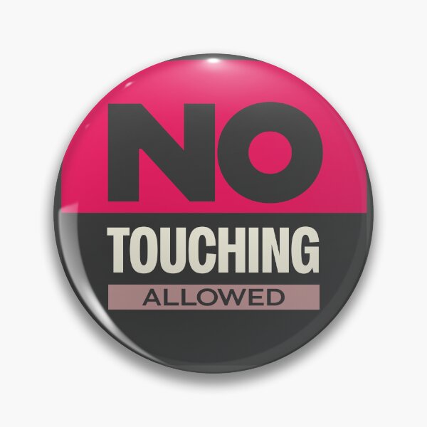 Item preview, No Touching Allowed | Personal Space Humor Sign Design designed and sold by Guided by Voices.
