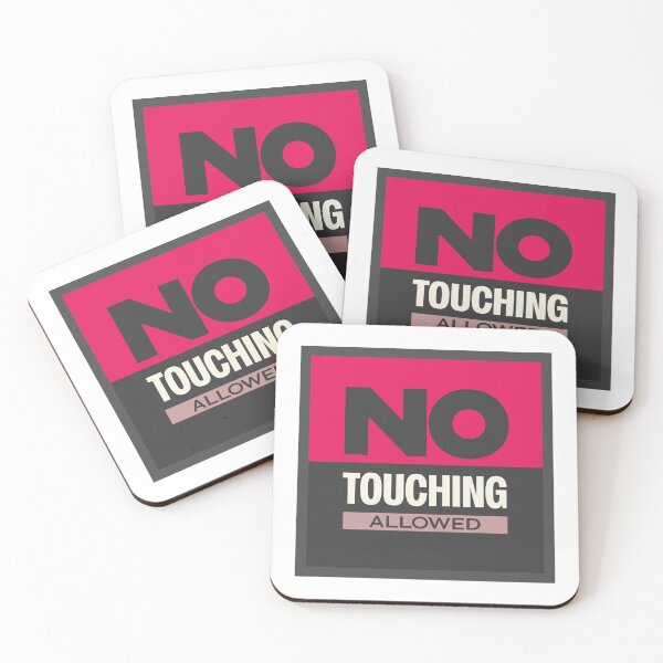 Item preview, No Touching Allowed | Personal Space Humor Sign Design designed and sold by Guided by Voices.