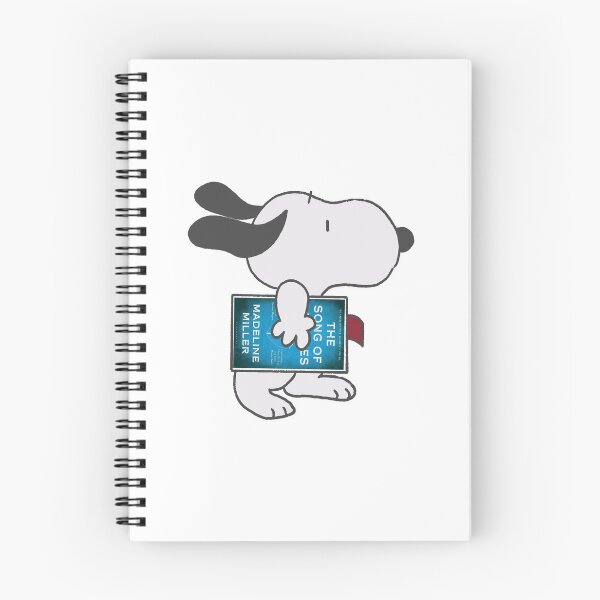 Item preview, snoopy reading song of achilles designed and sold by liveawhimsylife.