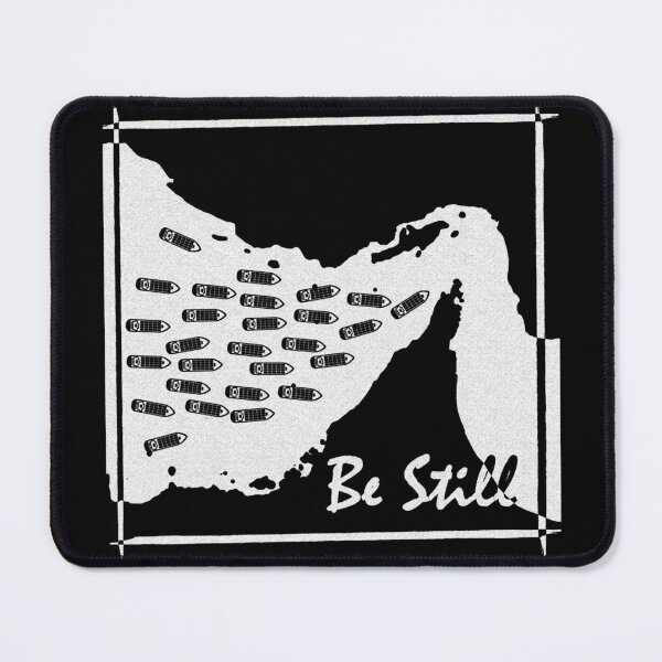 Item preview, Be Still - Strait of Hormuz Map Psalm 46:10 Bible Verse Geopolitical Maritime Minimal funny Design - white designed and sold by ZechJohnRB.