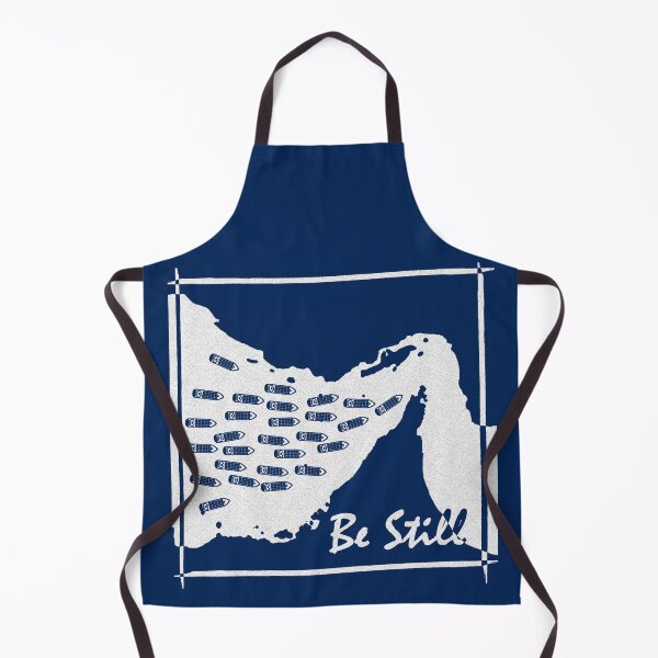 Item preview, Be Still - Strait of Hormuz Map Psalm 46:10 Bible Verse Geopolitical Maritime Minimal funny Design - white designed and sold by ZechJohnRB.