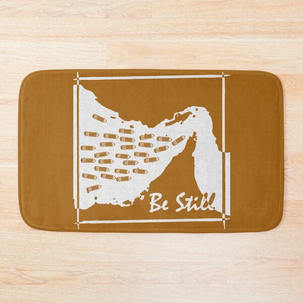 Item preview, Be Still - Strait of Hormuz Map Psalm 46:10 Bible Verse Geopolitical Maritime Minimal funny Design - white designed and sold by ZechJohnRB.