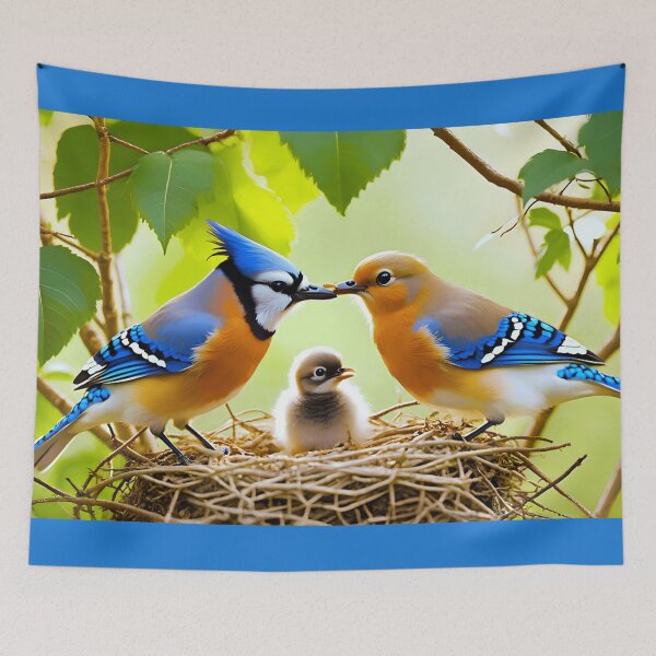Item preview, Birds feeding their chick designed and sold by Creative Visualize.