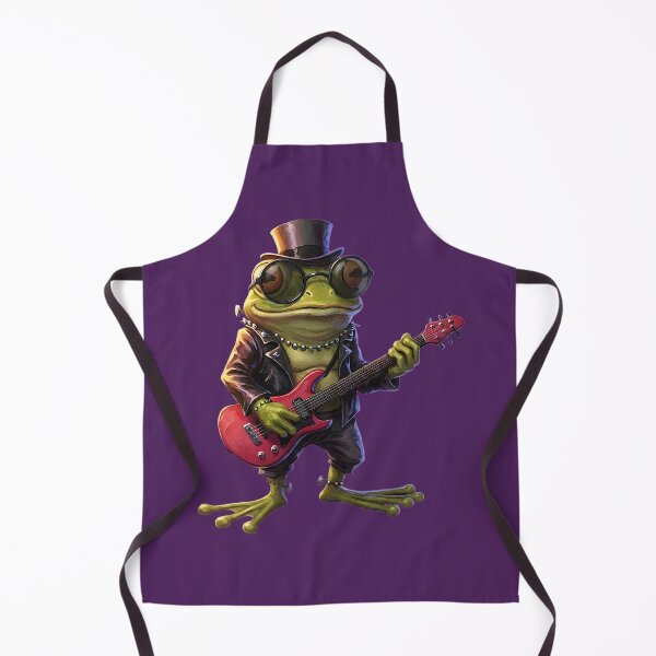 Item preview, Frankenpetz: Rocker Frog - Guitarist with Transparent Shades (Unit #03) designed and sold by Frankenpetz.