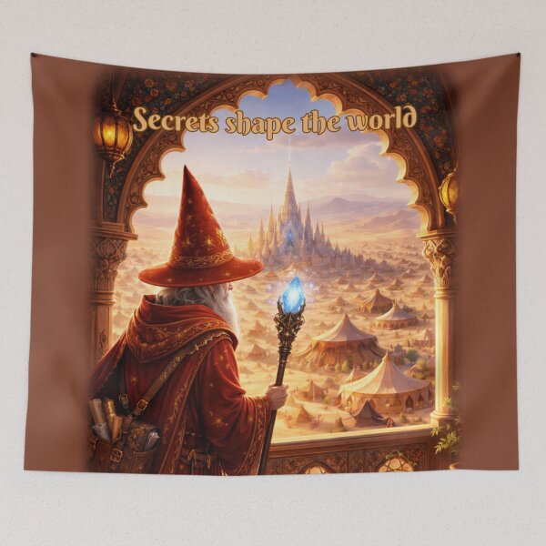 Item preview, Fantasy Wizard - Secrets Shape the World designed and sold by Mission Ready.