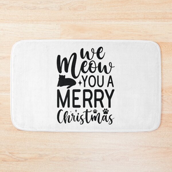 Item preview, We Meow You A Merry Christmas Cat - Funny Festive Holiday Pun Gift designed and sold by FuzionRaptor.