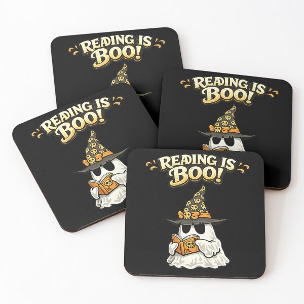 Item preview, Reading Is Boo Funny Ghost Reading Book Halloween Design | Cute Spooky Book Lover Gift designed and sold by sumodesign.