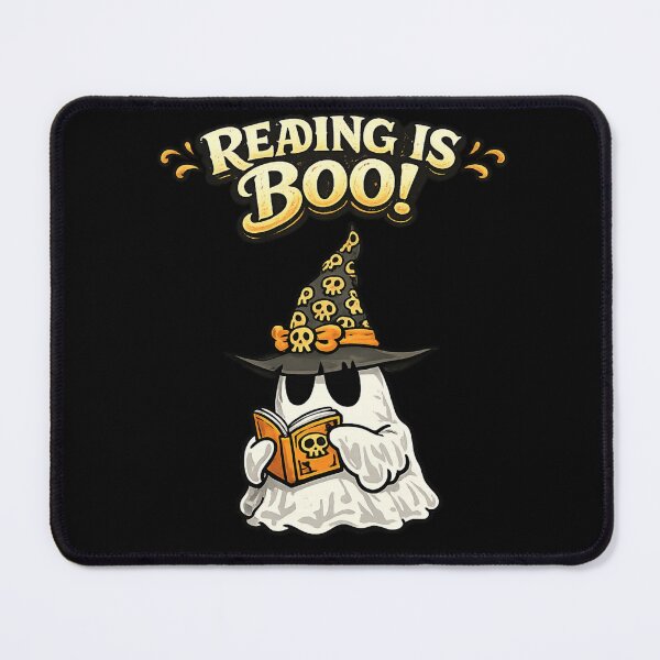 Item preview, Reading Is Boo Funny Ghost Reading Book Halloween Design | Cute Spooky Book Lover Gift designed and sold by sumodesign.