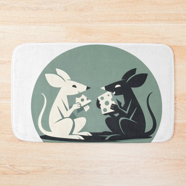 Item preview, Cheese & Harmony: Yin-Yang Mice designed and sold by ForeverPrintsOK.