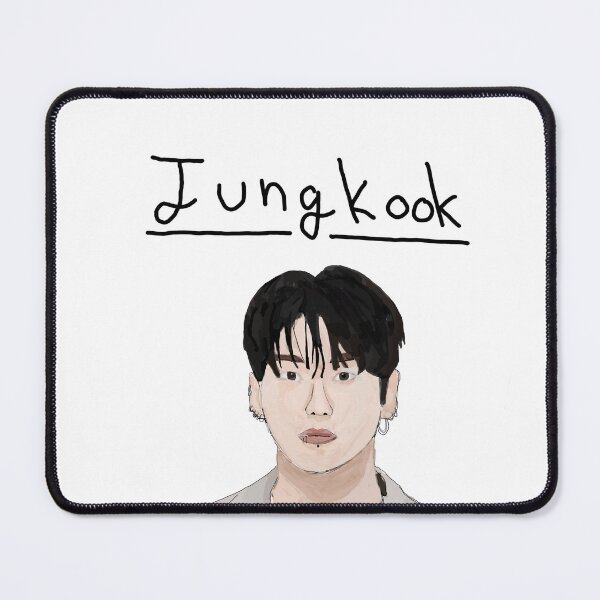 Item preview, Jungkook of BTS drawing designed and sold by QMingWoo.