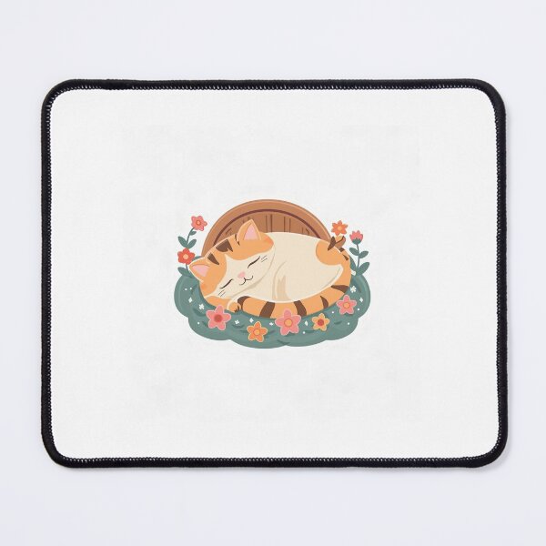 Item preview, Cute Sleeping Cat Sticker PNG | Kawaii Sleepy Kitty Design designed and sold by AnimalBloomLab.