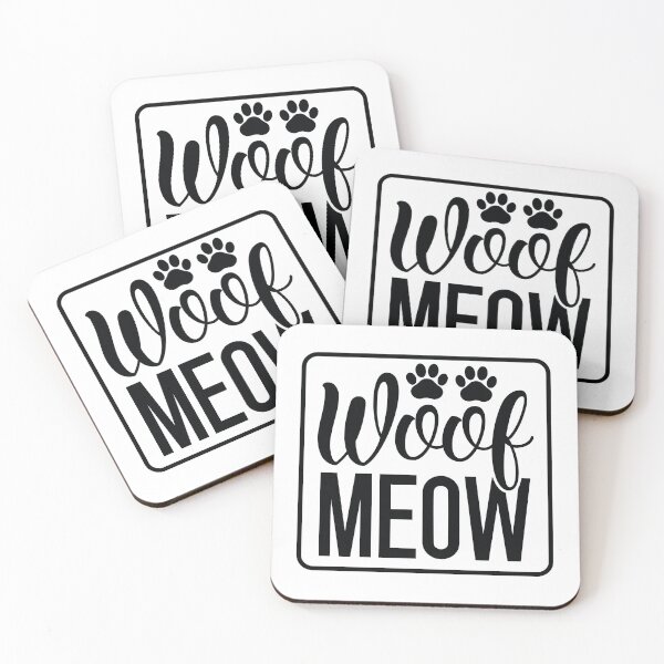 Item preview, Woof Meow Christmas Cat Dog Quote - Funny Multi Pet Holiday Gift designed and sold by FuzionRaptor.
