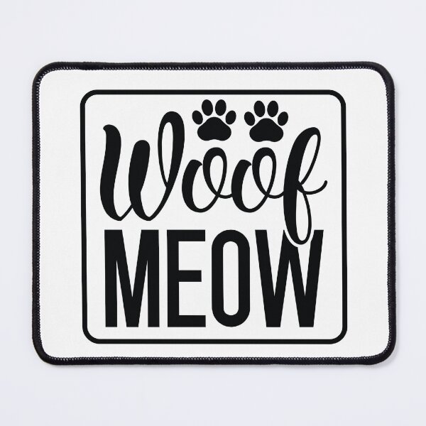 Item preview, Woof Meow Christmas Cat Dog Quote - Funny Multi Pet Holiday Gift designed and sold by FuzionRaptor.