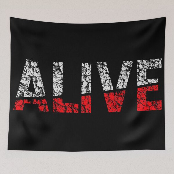 Item preview, Alive Statement  – Clean Text Design  designed and sold by mozou.