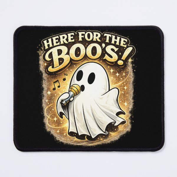 Item preview, Here For The Boo’s Funny Singing Ghost Halloween Design | Cute Spooky Music Lover Gift designed and sold by sumodesign.