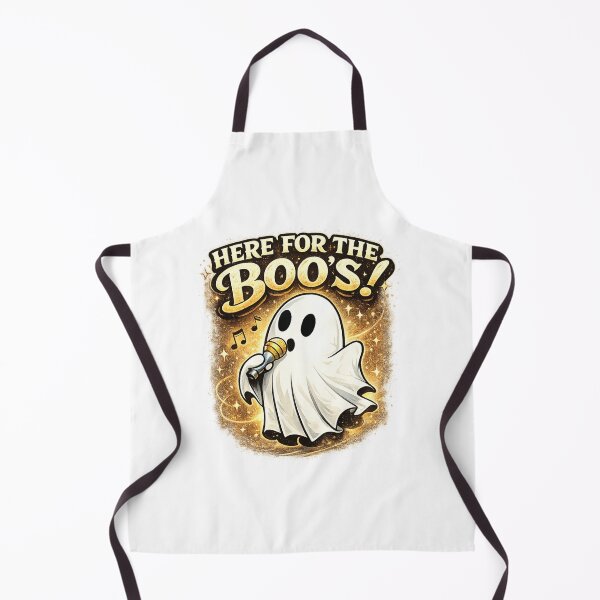 Item preview, Here For The Boo’s Funny Singing Ghost Halloween Design | Cute Spooky Music Lover Gift designed and sold by sumodesign.