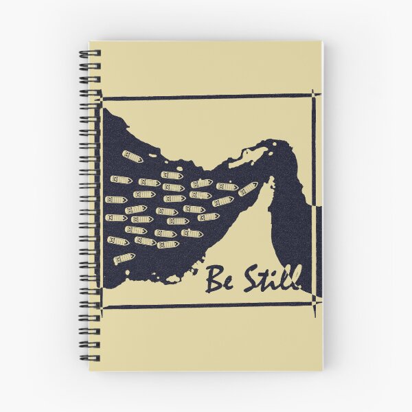 Item preview, Be Still - Strait of Hormuz Map Psalm 46:10 Bible Verse Geopolitical Maritime Minimal funny Design - dark blue black designed and sold by ZechJohnRB.