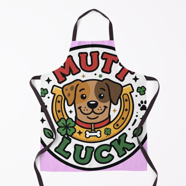 Item preview, Mutt Luck Funny Lucky Dog Illustration designed and sold by BestChoiceService.