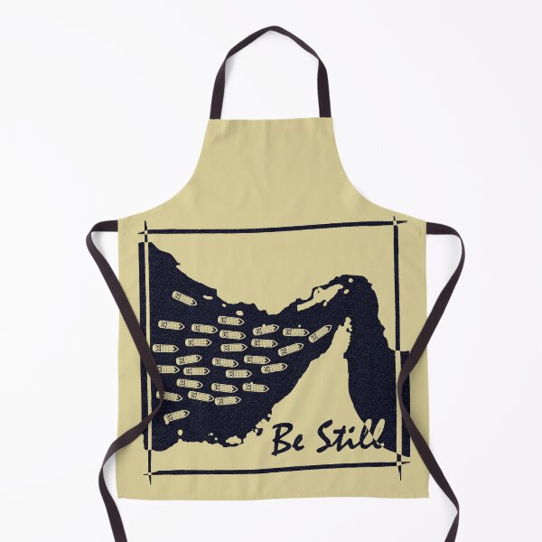 Item preview, Be Still - Strait of Hormuz Map Psalm 46:10 Bible Verse Geopolitical Maritime Minimal funny Design - dark blue black designed and sold by ZechJohnRB.