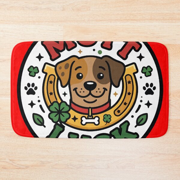 Item preview, Mutt Luck Funny Lucky Dog Illustration designed and sold by BestChoiceService.