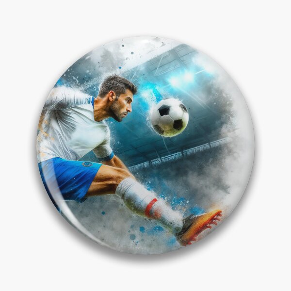 Item preview, Dynamic footballer in motion designed and sold by paulrommer.