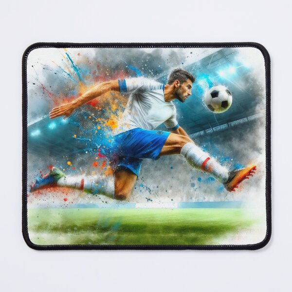 Item preview, Dynamic footballer in motion designed and sold by paulrommer.