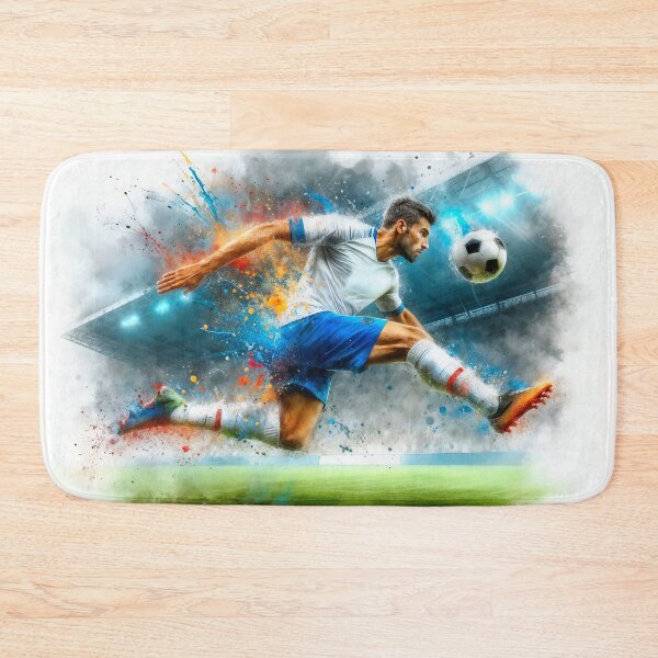 Item preview, Dynamic footballer in motion designed and sold by paulrommer.