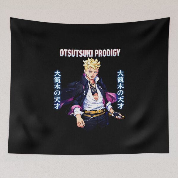 Item preview, Otsutsuki Prodigy-Japanese Kanji Cosmic Warrior Aesthetic-Celestial Shinobi Power Aura Illustration designed and sold by Trinidesigns123.