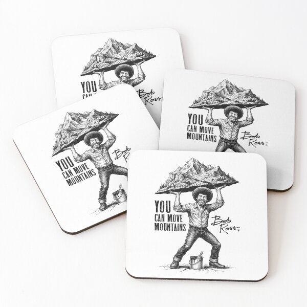 Item preview, Bob Ross You Can Move Mountains Funny Painter designed and sold by GrandeDuc.