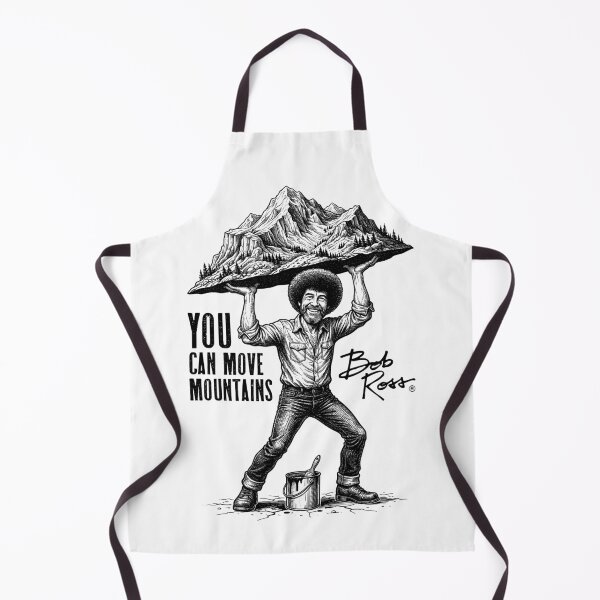Item preview, Bob Ross You Can Move Mountains Funny Painter designed and sold by GrandeDuc.