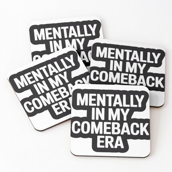 Item preview,  Mentally In My Comeback Era Sticker | Self Improvement Aesthetic designed and sold by Zia Iron Mindset Shop.