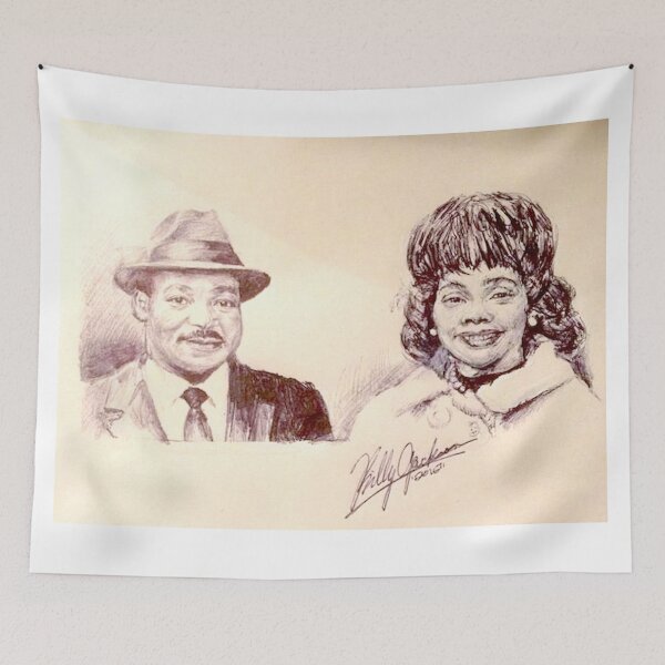 Item preview, Martin Luther and Coretta Scott King designed and sold by Portraits by Billy H. Jackson.