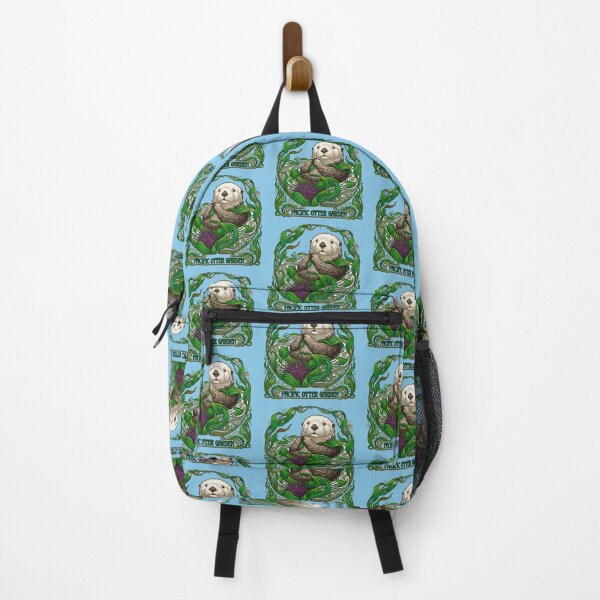 Item preview, Pacific Otter Garden Art Nouveau Marine designed and sold by TeeARTHY.