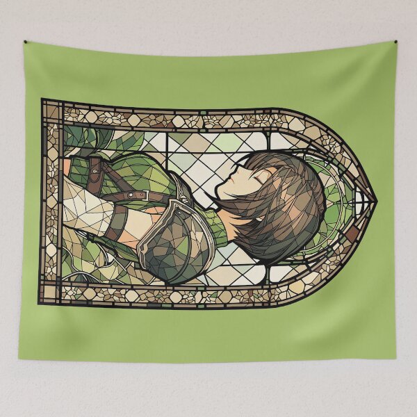 Item preview, Stained Glass Yuffie designed and sold by SchellStation.
