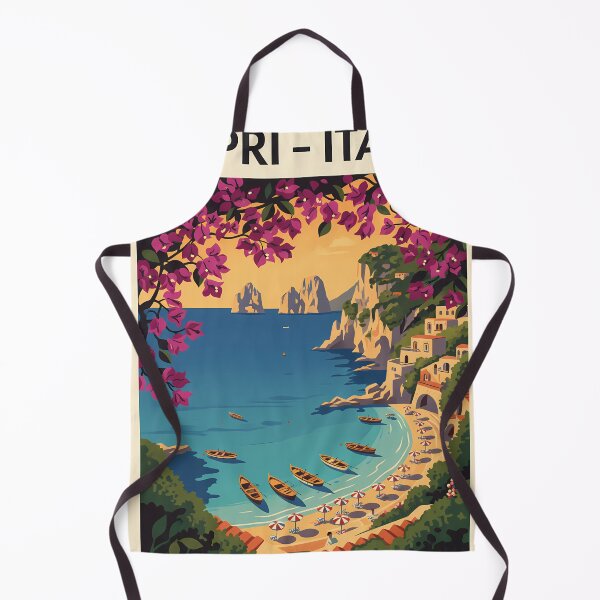 Item preview, Vintage Capri Italy Travel Poster - Retro Amalfi Coast Summer Wall Art designed and sold by RBCTk.