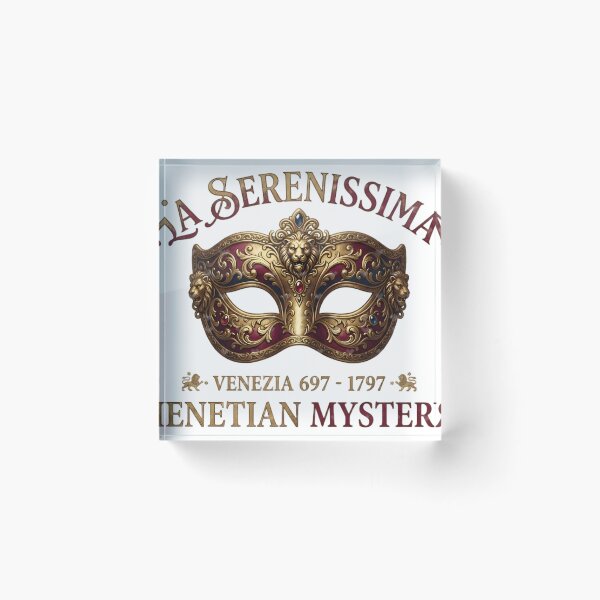 Item preview, Venetian Mystery: La Serenissima Gold Mask designed and sold by GreatPeopleMind.