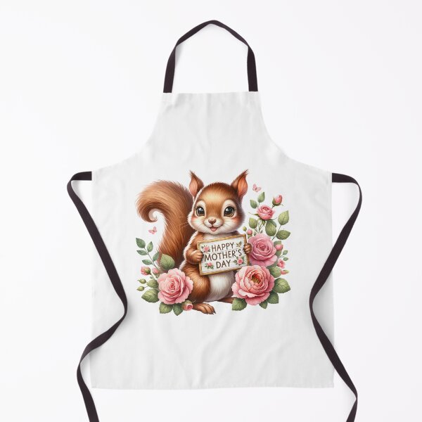 Item preview, Cute Squirrel Mother’s Day Floral Gift designed and sold by CoolTShirtDesign.