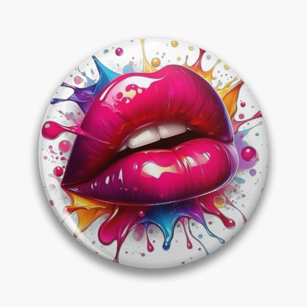 Item preview, Vivid Lip Splash Art designed and sold by Fantasyalogo.