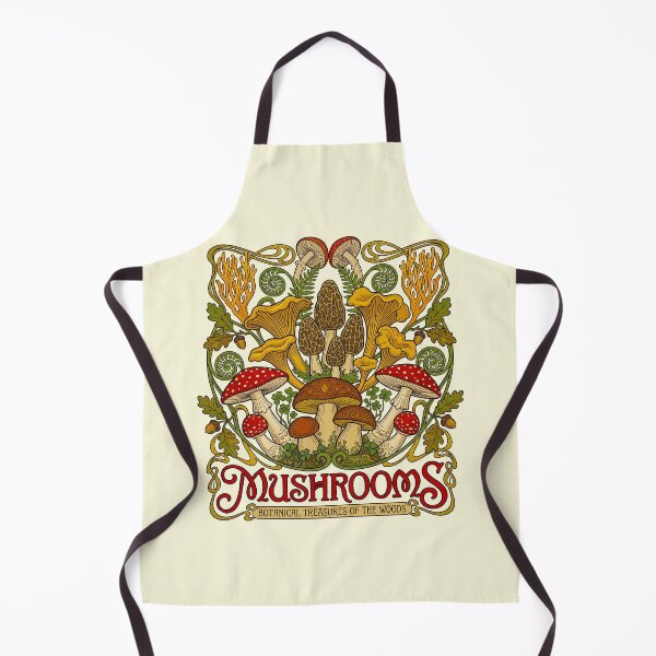 Item preview, Botanical Treasures of the Woods Mushroom Art designed and sold by TeeARTHY.