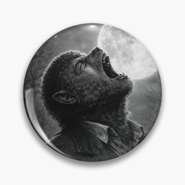 Item preview, The Classic Wolf Man howling at the Moon!  designed and sold by judgehydrogen.