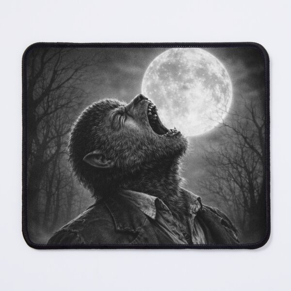 Item preview, The Classic Wolf Man howling at the Moon!  designed and sold by judgehydrogen.
