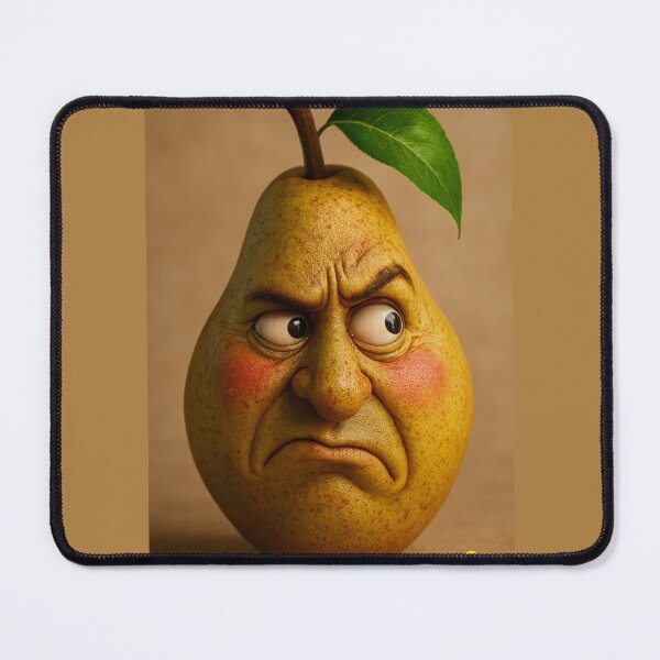 Item preview, Expressive Pear With a Human Face designed and sold by NOMISKISAW.
