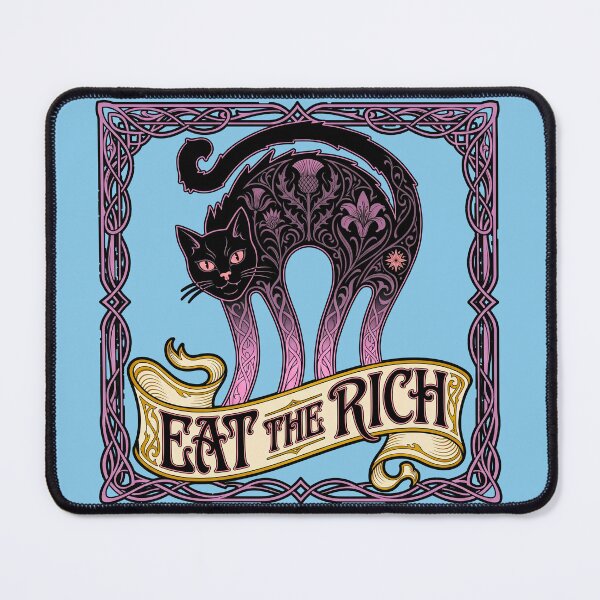 Item preview, Eat the Rich Cat  designed and sold by TeeARTHY.